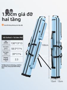 YUZHIYUAN | Túi Đựng Cần Câu Cá Vỏ Cứng Dung Lượng Lớn Mới Cho Câu Cá Hoang Dã