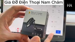 Giá Đỡ Điện Thoại Ô Tô Nam Châm Hít Xoay 360 Độ