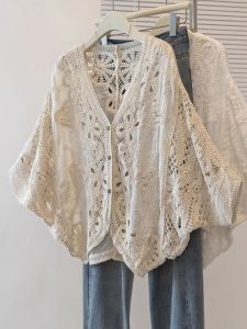 AIYITI | Lace Loose Cover-up Sweater Large Size
