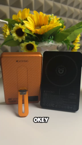 KIYOSO i9 Pro Wireless CCC Powerbank 10000mAh Quick Charge Magnetic Slim Powerbank Fast Charging Ai Cooling