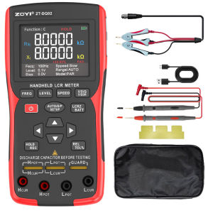 ZOYI | Máy Kiểm Tra Điện Trở Trong Pin LCR 2 Trong 1 ZOYI ZT-DQ02 Dành Cho Xe Điện Tương Thích Với Pin 18650/12V/24V/48V/72V Có Chức Năng Kiểm Tra Điện Áp Và Hiển Thị Kỹ Thuật Số.