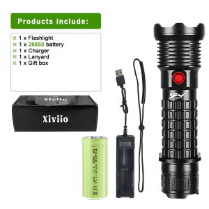 Professional Spearfishing Hunting Scuba 9900 Lumens Diving Flashlight XHP360 LED Dive Light 26650 Torch Underwater Flashlight