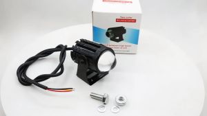 2PCS Set Lampu Memandu Mini Super Terang Lampu Led 20W Lampu Depan Motosikal 2 warna Kanta Mata Ikan Dwi Kereta Lampu LED Lampu Depan Kabut Lampu Kepala