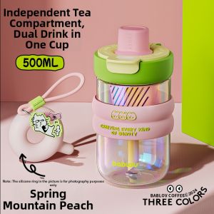 bablov | Attractive Heat-Resistant Portable Glass Water Tumbler