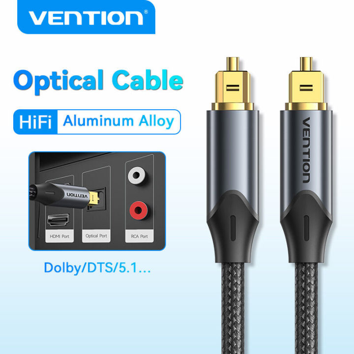 Vention Optical Audio Cable Fiber Digital for Blu-ray CD DVD