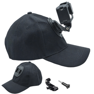 Sun Hat Cap for Gopro Hero 13 12 11 10 9 8 7 Insta360 X5 X4 X3 X2 Eken DJI OSMO Action 5 4 Pro Camera Accessories Black