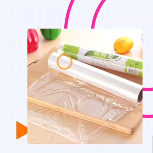 PLASTIK WRAPIING PEMBUNGKUS MAKANAN SERBAGUNA /BAHAN ELASTIS/LEBAR 30 CM/GULUNGAN 20 METER