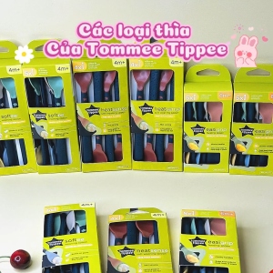 Thìa Ăn Dặm Tommee Tippee Softee Cho Bé Từ 4 Tháng - Set 5 Thìa Tách Lẻ (Giao Màu Ngẫu Nhiên)