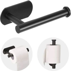 Adhesive Toilet Paper Holder Kitchen Roll Towel Rack Napkin Dispenser Absorbent Stand Tissue Hanger Bathroom Accessories