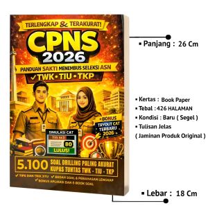 BUKU TES CPNS 2026 : CPNS Terlengkap & Tetakurat 2026 Dilengkapi Dengan TWK TIU TKP Panduan Sakti Menembus Seleksi ASN