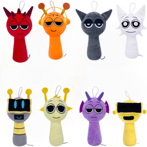 Sprunki Plush Toys Sprunki Plush Doll Sprunki Game Cartoon Pillow Kids Birthday Gifts Stuffed Dolls Christmas Gift