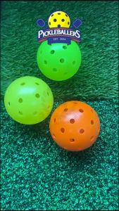 Tournament Pickleball Balls (Equivalent Franklin X-40) 40 Holes Pickleball