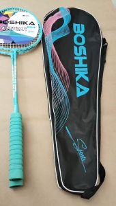 Bộ 2 Vợt Cầu Lông Boshika 300 Chính Hãng Tặng Kèm Túi +3 Cầu Nhựa Tay Cầm Chống Trượt Phụ Kiện Tập Thể Thao