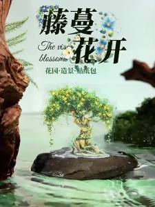 PET Sticker Pack Vine Blossom Series Garden Scenery Building Hand Account Decor Materials 6 Styles 10 Pieces 133*85mm