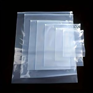 10/20/30/50PCS transparent zipper bags for travel storing daily necessities shoes T-shirts socks clothes toys stationery