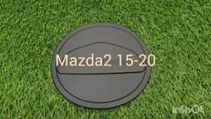 ครอบฝาถังน้ำมัน สีดำด้าน รุ่น5ประตู มาสด้า2 Mazda2 2015 2016 2017 2018 2019 RI