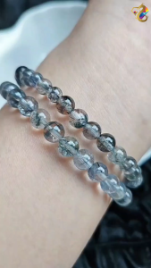 Graduation Grade Rare Blue Rutile Phantom Bracelet