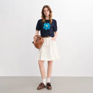 DUSHU | Plus Size Casual Loose Tencel Wide Leg Jeans