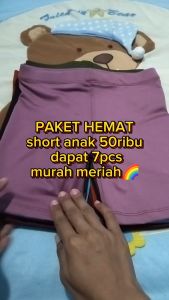 3PCS Celana Short SOT Dalaman Anak Usia 1 sampai 9 Tahun  / Legging Pendek Anak 1-9 Tahun SPANDEK