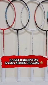 KANSA RAKET BADMINTON DRAGON SERIES BAKUNAWA SEIRYU ORIGINAL 35 LBS
