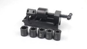 Fuel Line Fittings Installation Tool Aluminum Alloy Innovative Rotary Vise Fuel Hose Connect Tool Kit Black XLB-1108