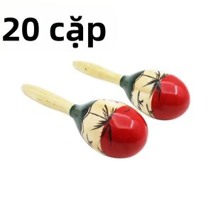 IRIN | Dụng Cụ Lắc Bằng Gỗ Màu Sắc Maracas Tropical Party Dành Cho Trẻ Em Bé Quà Tặng Cát Bằng Búa Âm Nhạc