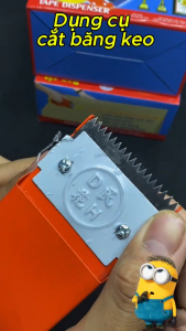 Dụng cụ cắt băng keo bằng sắt siêu bén cầm thoải mái 5F Dân Hoa