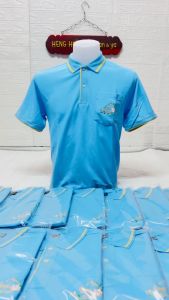 เสื้อฟ้าวันแม่ ชาย-หญิง งานปักดอกมะลิ รักแม่ สวยผ้าดีใสสบาย  เสื้อวันแม่   เสื้อวันแม่สีฟ้า  เสื้อวันแม่แห่งชาติ  เสื้อใส่วันแม่  เสื้อโปโลวันแม่  เสื้อยืดวันแม่  เสื้อคู่แม่ลูก  เสื้อวันแม่ลายดอกมะลิ   เสื้อวันแม่ราคาถูก