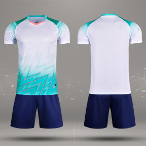 Mens Boys Kids Team Game Soccer Set Short Sleeve Rugby Football Training Jerseys Uniforms Shirts Shorts Sport Kit Clothing Suit