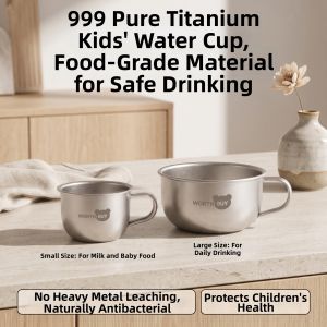 WODEBAIHUI | Titanium Anti-drop Baby Drinking Cup