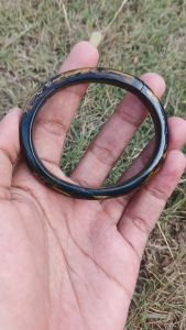 Gelang Akar Bahar Tali Arus Kuning Model Engsel