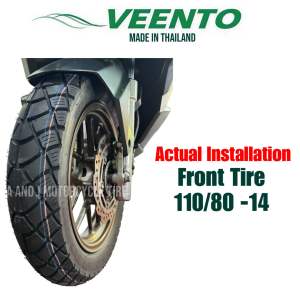 Veento Dual Sport Tubeless Tire 130/70-13 & 110/80-14 for ADV 150/160 | Free Sealant and Pito | Thailand