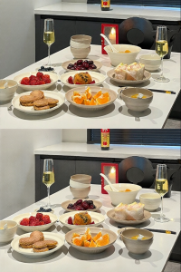 mornenjoy | Underglaze Color French Cream Ceramic Dinnerware Set
