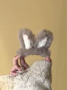 กิ๊บติดผมหูกระต่ายขนาดใหญ่ รูปตัวอักษรหน้าม้า ดีไซน์น่ารัก สำหรับเด็กผู้หญิง กิ๊บติดผมสไตล์เกาหลี ใช้ตกแต่งผม