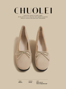 CHUOLEI | Retro Bow Low Heel Mary Jane Shoes