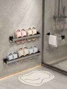 Giá Để Giày Phòng Tắm Gắn Tường Không Cần Đục Lỗ Giá Để Giày Bằng Thép Không Gỉ Kiểu Scandinavia Giá Để Giày Dùng Trong Nhà Tắm