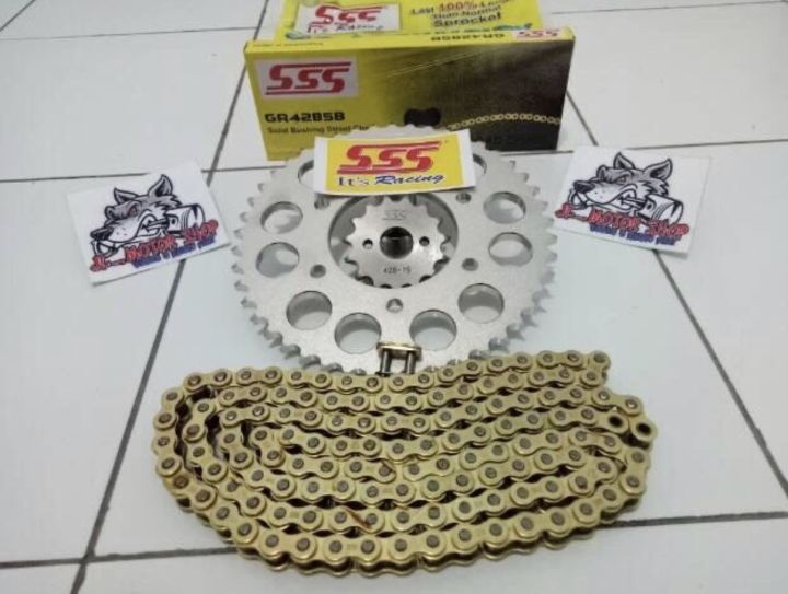 GIR GEAR GEARSET SSS 415 428 SUPRA X 100 110 LAMA LAGENDA LEGENDA GRAND ASTREA PRIMA HONDA WIN