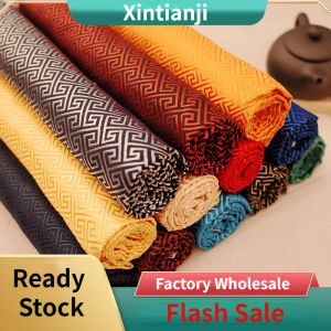 Brocade Satin Fabric Damask Cloth Soft Hanfu Cheongsam Fabrics Sofa Pillow Home Decoration DIY Material