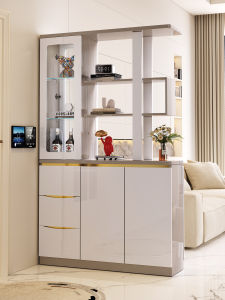 Creamy Multifunctional Sideboard Cabinet