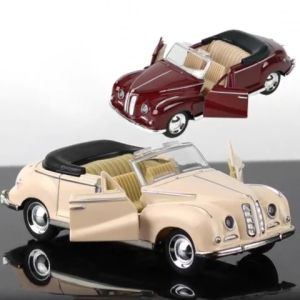 1/32 Classic Car Model Vintage Convertible Car Diecast Vehicles Car Model Simulation Vehicle Pull Back Retro Convertible Model Boy Kids Alloy 1/32 Vintage Alloy Vintage Car Toy Collection Collectible Vehicle Model Toy