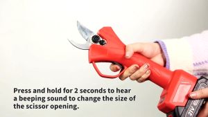 กรรไกร ตัดกิ่ง ไร้ สาย 1200W กรรไกร ตัดกิ่ง ไฟฟ้า เลื่อยโซ่ไฟฟ้า 6 นิ้ว เลื่อยแต่งกิ่งตัดไม้ กรรไกรตัดกิ่งไม้ไฟฟ้า กรรไกรไฟฟ้าแบต กรรไกรตัดกิ่งไม้สูง อุปกรณ์แต่งสวน