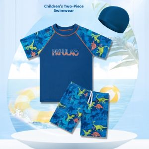 SHIPAILUO | Childrens Swimming Suit Boys Student Swimwear Summer New Arrival 2025 Babys Separate Swimming Equipment Male Model