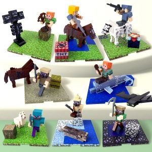 โลกบล็อกแม่เหล็ก ของเล่นประสาทสัมผัสเพื่อการศึกษา STEM สัตว์และตัวละคร DIY ของเล่นแม่เหล็กเพื่อการศึกษาสำหรับเด็ก