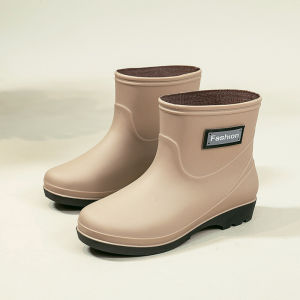 ZJE | Warm Womens Mid-Calf Rain Boots