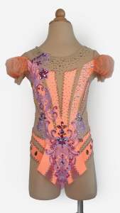 Peach Lace Leotard