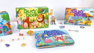【SG Stock】Reusable Sticker Busy Book for Toddlers - Early Learning Quiet Book with Animals Weather & Alphabets