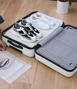 10 Durable Drawstring Shoe Bags Frosted Double Sided for Waterproof Protection C830