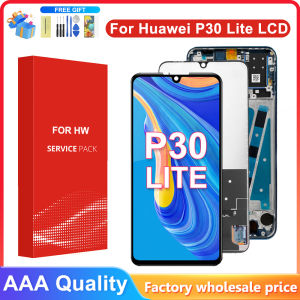 New LCD For HUAWEI P30 Lite LCD Display Touch Screen Assembly Replace For HUAWEI P30 Lite Screen Nova 4e MAR-LX1 AL01 Digitizer