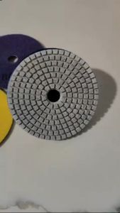 【Ready Stock】household-tools Diamond Polishing Pads 4" inch Wet/Dry Set of Backer Pad Best Value Granite Concrete Marble Polishing Kit