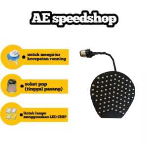 stoplamp running Scoopy 2017-2020 lampu belakang lampu rem 8 mode otomatis PNP